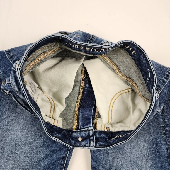 American Eagle Jeans Mens 29x32 Blue Airflex + Relaxed Straight Denim - Picture 6 of 12